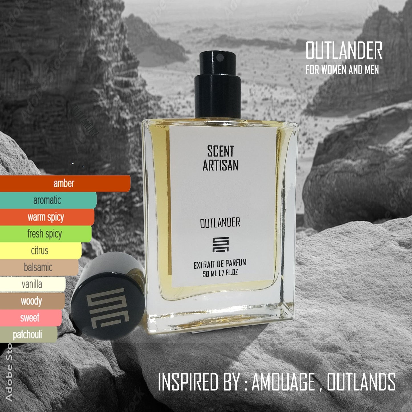 OUTLANDER FOR WOMEN AND MEN : INSPIRED BY AMOUAGE OUTLANDS