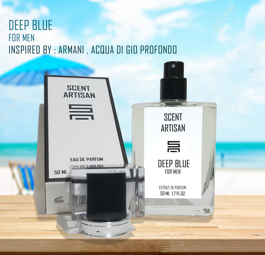 Deep Blue For Men : Inspired by Acqua di gio Profondo