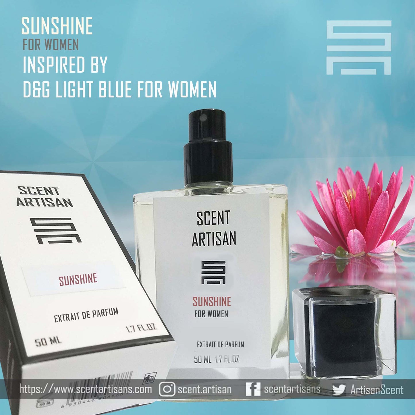 SUNSHINE FOR WOMEN : INSPIRED BY LIGHT BLUE D&G