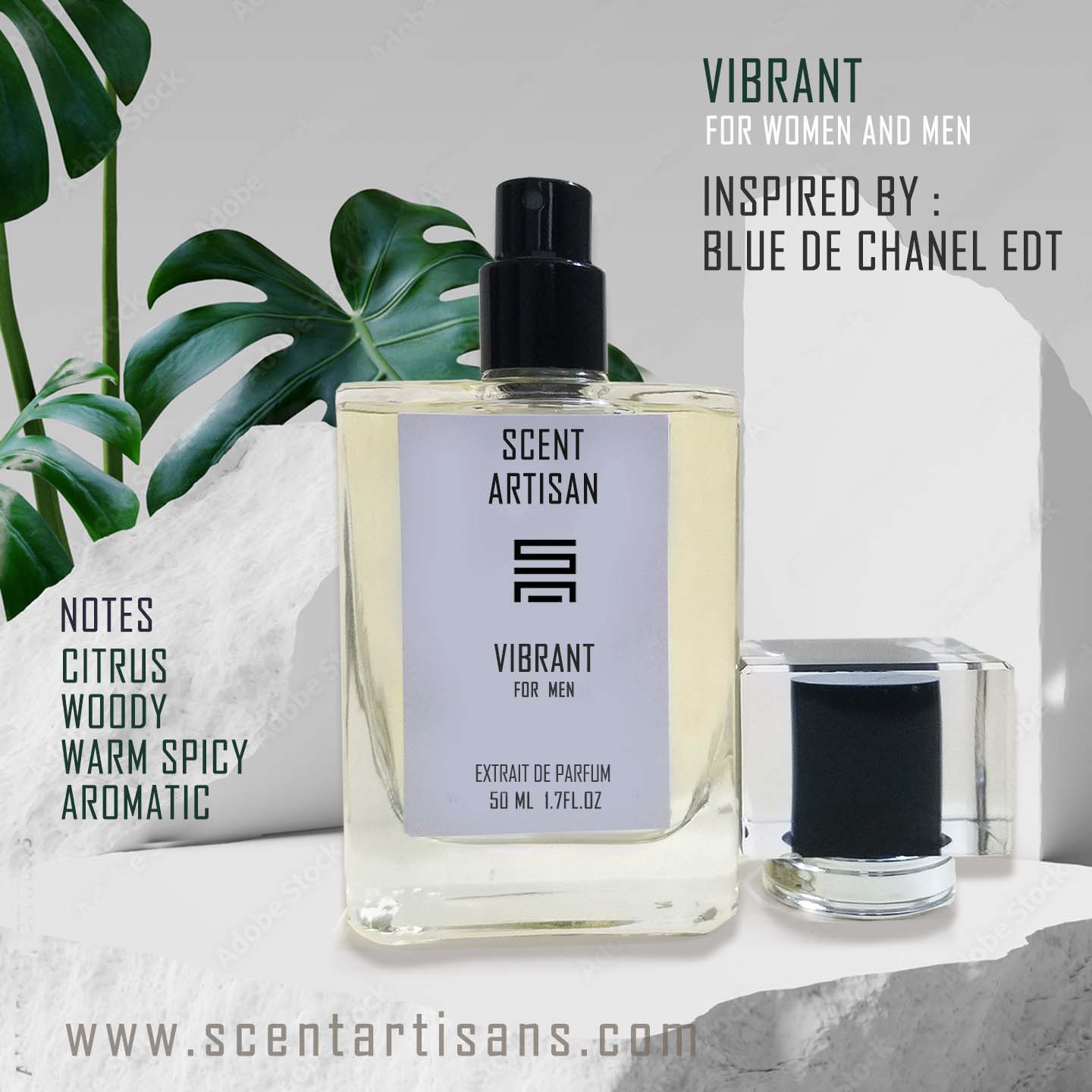 Vibrant  for Men : Inspired by Bleu de Chanel